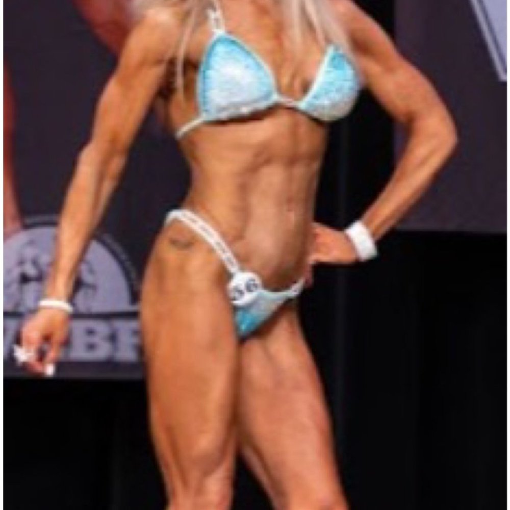 Ocean Blue Competition Bikini - includes 2 tops NPC WNBF OCB ANBF